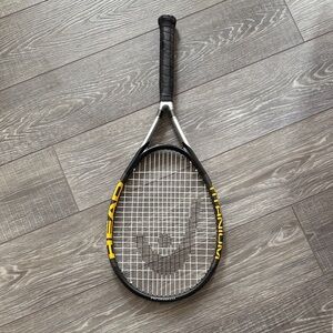HEAD Titanium Tennis Racket in Black and Yellow